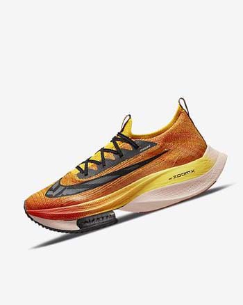 Nike Air Zoom Alphafly NEXT% Flyknit Ekiden Naranjas Naranjas Negros | MX 4491